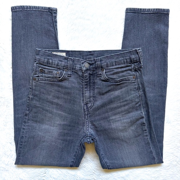 Levis Premium 510 Skinny Flex Grey Washed Stretch Jeans - Picture 4 of 12